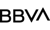 Logo grande de Banco BBVA oscuro