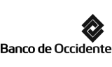 Logo grande de Banco de Occidente oscuro