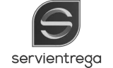 Logo grande de Servientrega oscuro
