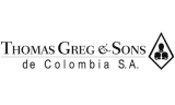 Logo grande de Thomas Greg & Sons oscuro